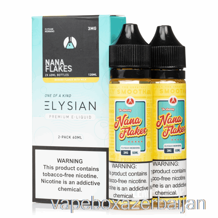 Vape Box Azerbaijan Nana Flakes - Elysian Labs E-Liquid - 120mL 0mg